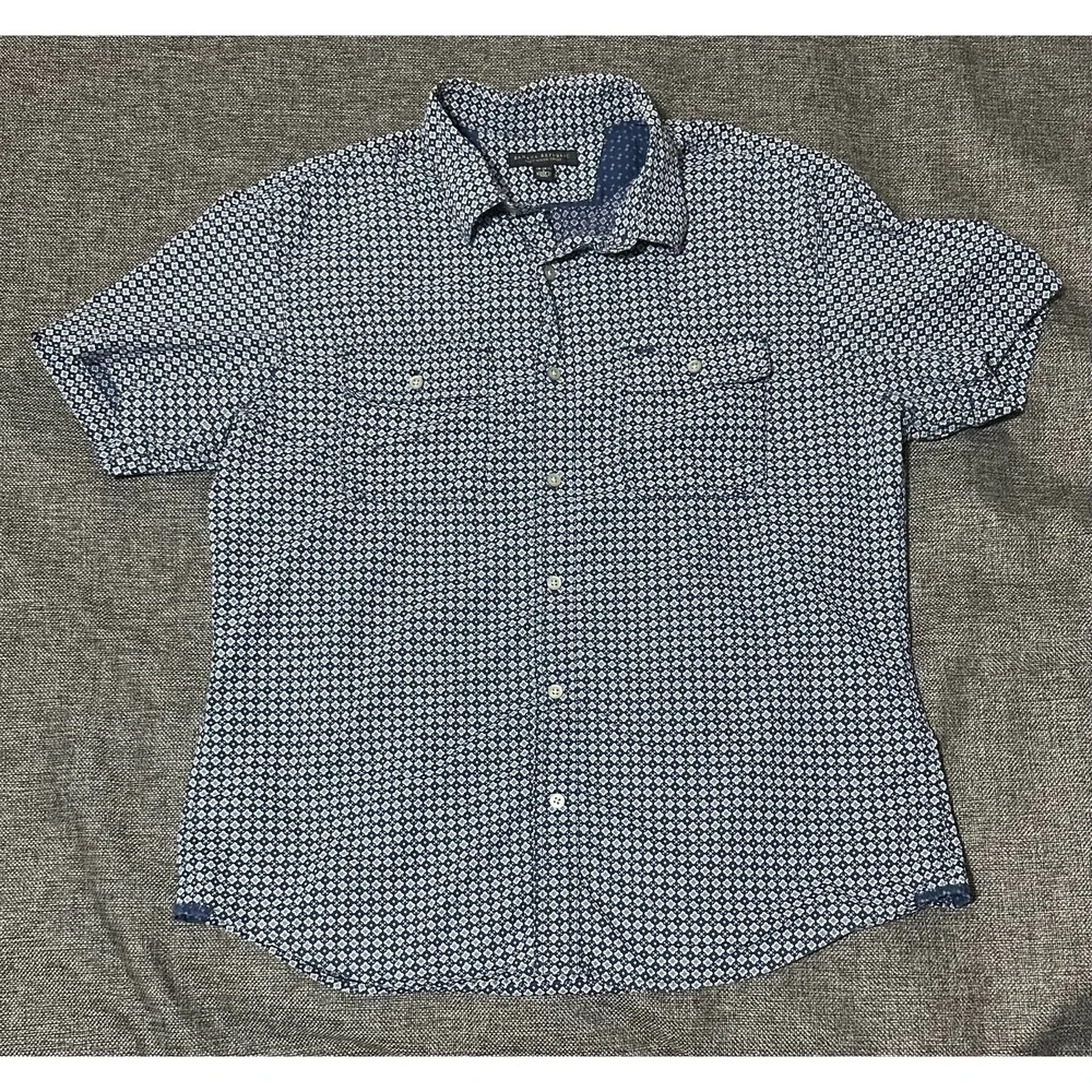 Banana Republic Soft Wash Men's 16-16 1/2‎ L Short Sleeve Shirt
